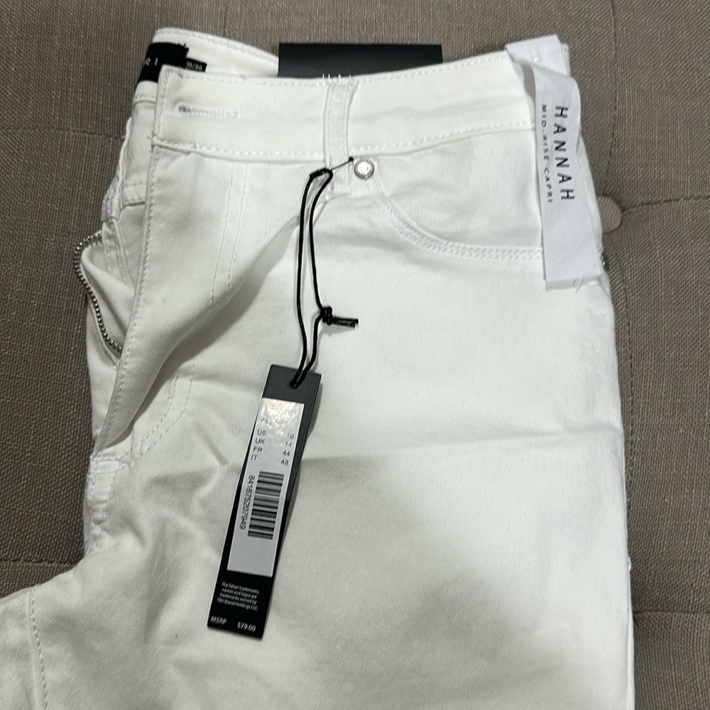 White capri pants